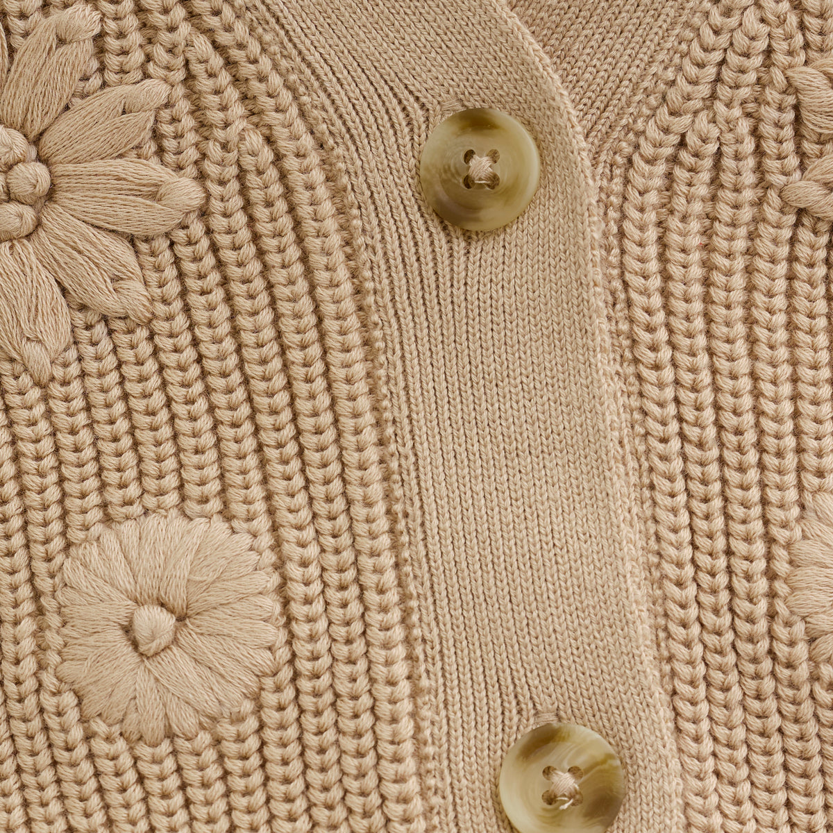 Knitted Gilet | Sand