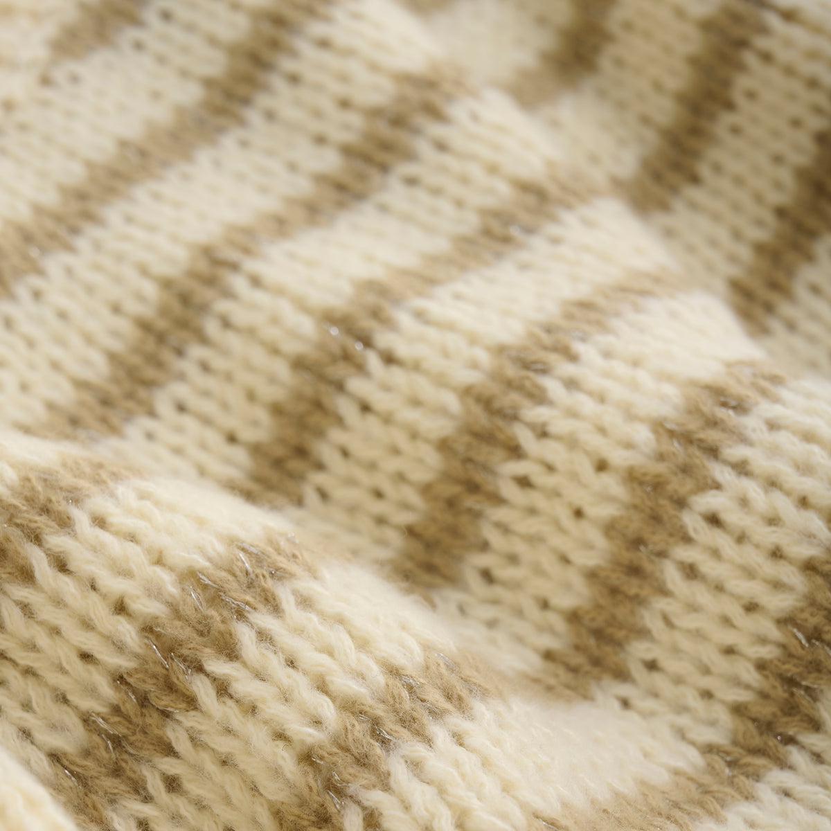 Knitted Sweater Stripe | Sand