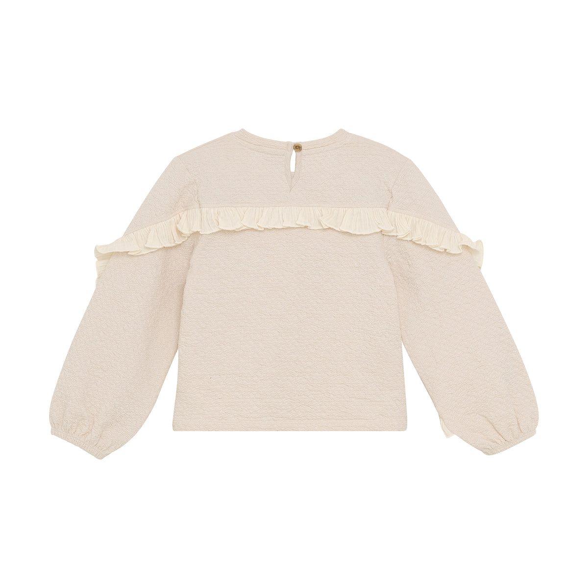 T-shirt Longsleeve Ruffle | Sandshell