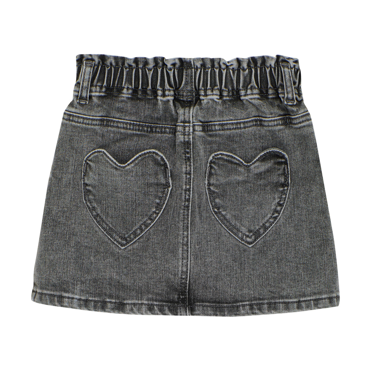 Denim Skirt | Dark Grey Denim