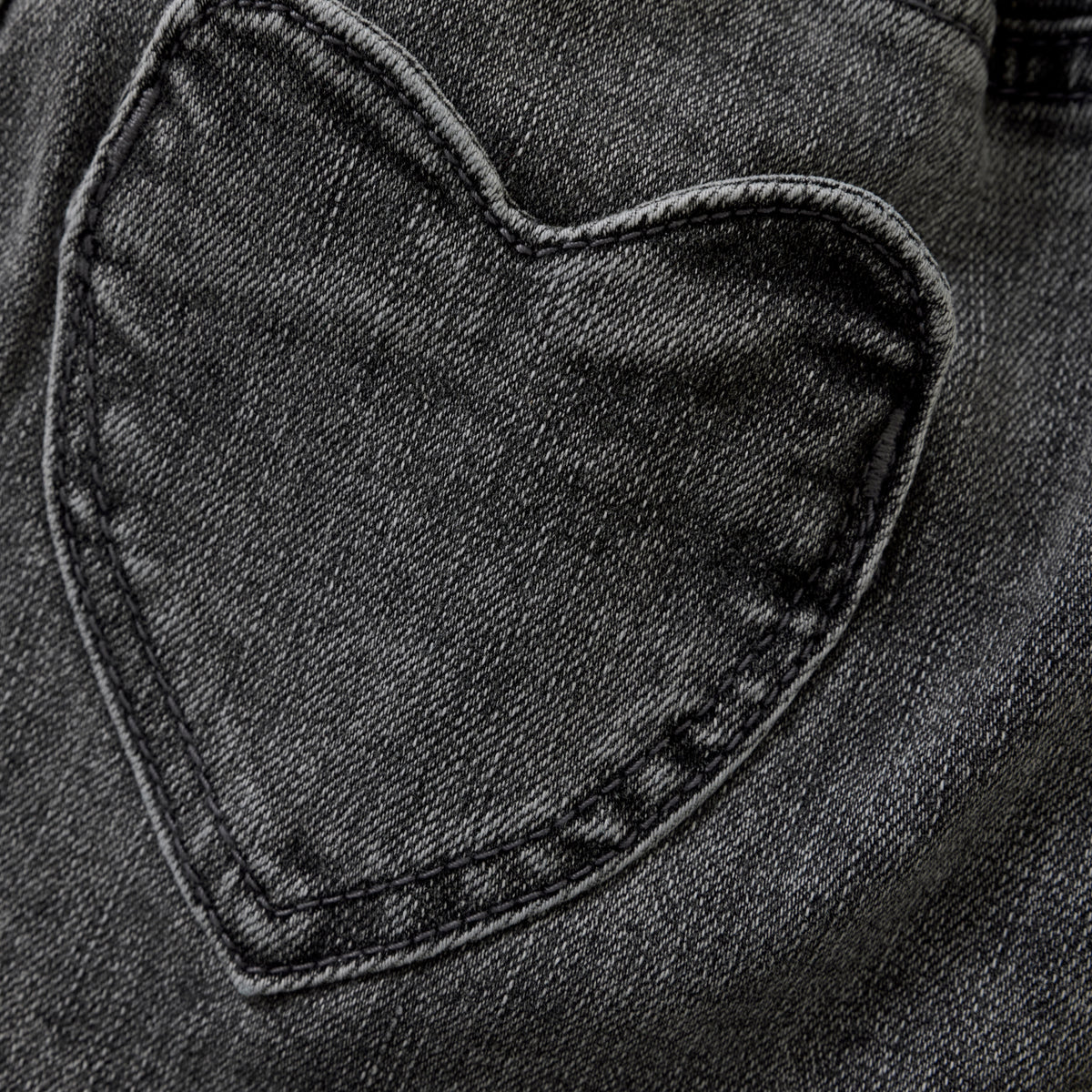 Denim Skirt | Dark Grey Denim