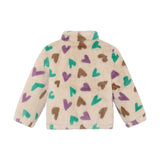 Winter jacket Hearts - Sandshell