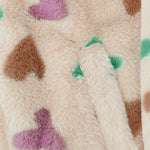 Winter jacket Hearts - Sandshell