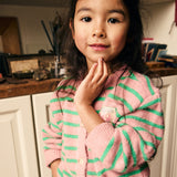 Cardigan Striped - Lilas