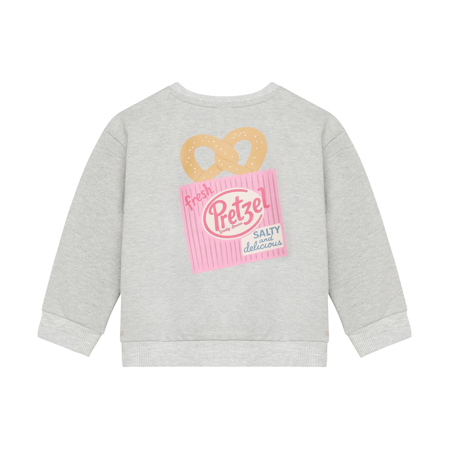 Sweater - Backprint - Light Grey Melange