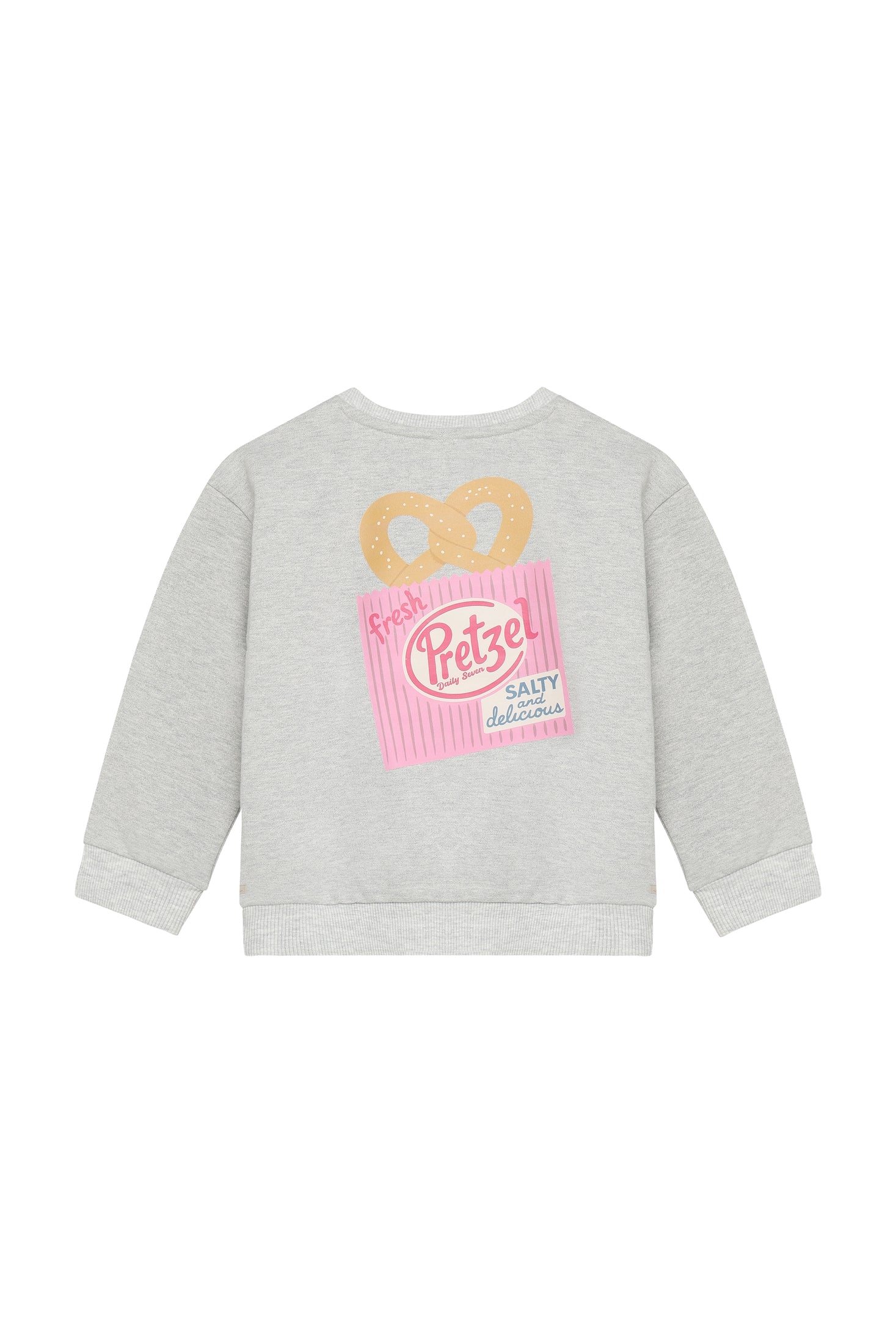 Sweater - Backprint - Light Grey Melange
