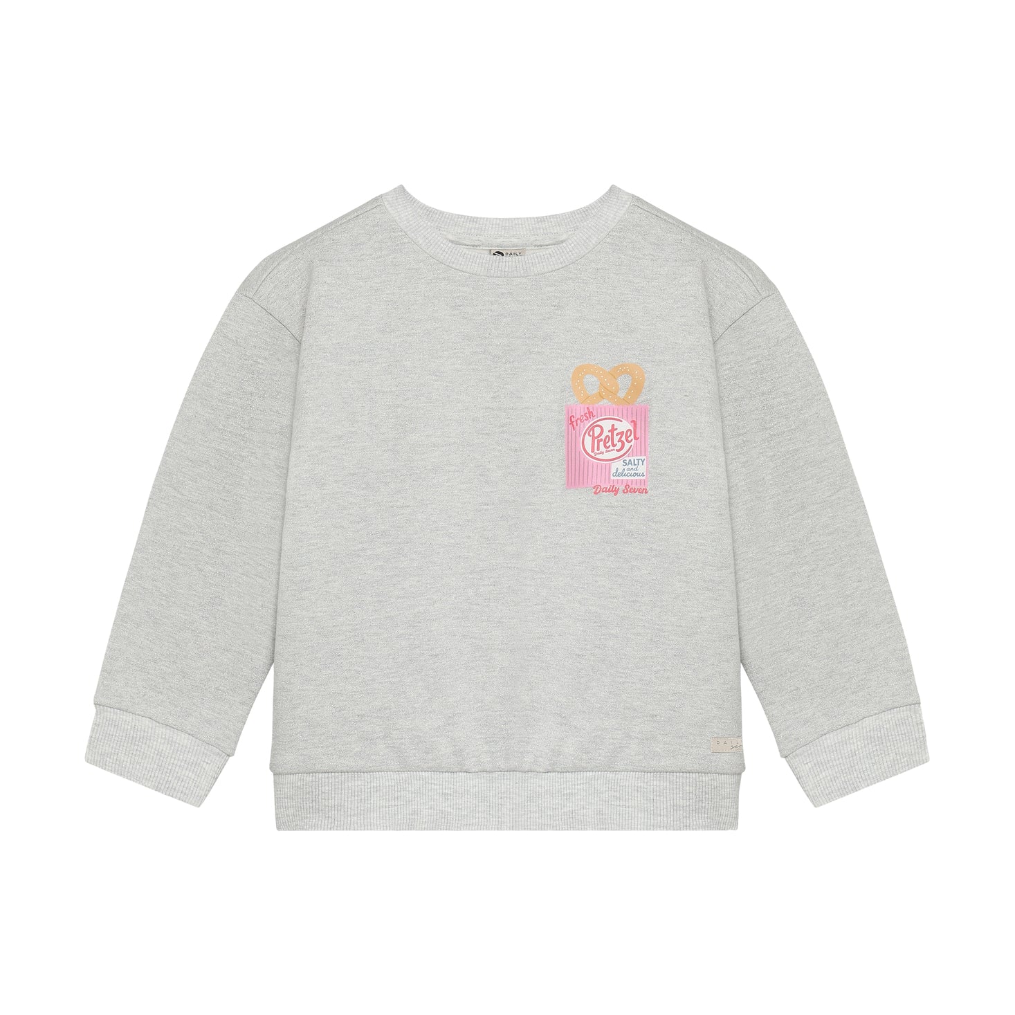 Sweater - Backprint - Light Grey Melange