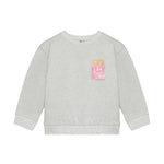 Sweater - Backprint - Light Grey Melange