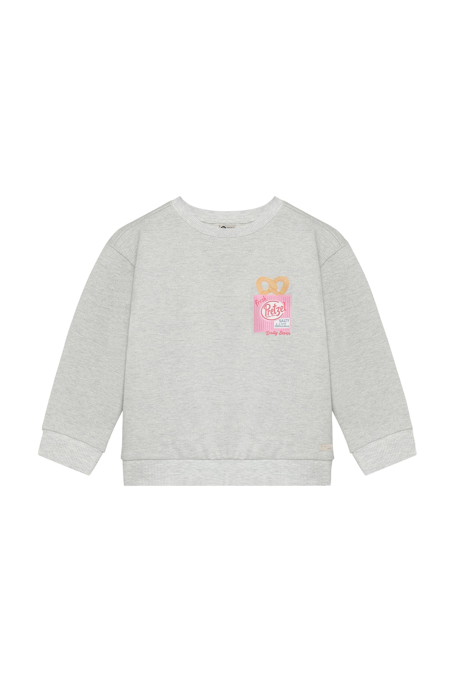 Sweater - Backprint - Light Grey Melange