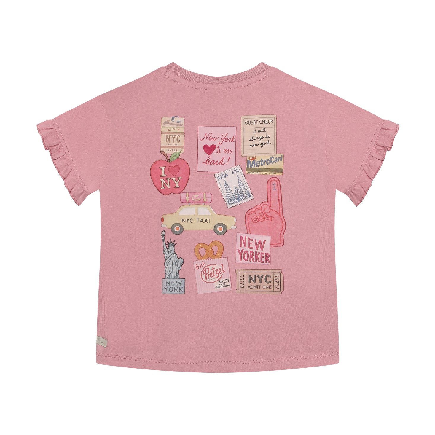 T-shirt - Backprint - Lilas