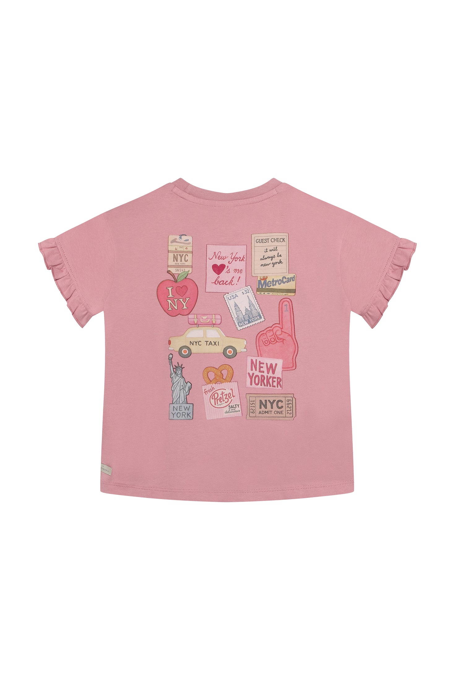 T-shirt - Backprint - Lilas