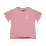 T-shirt - Backprint - Lilas