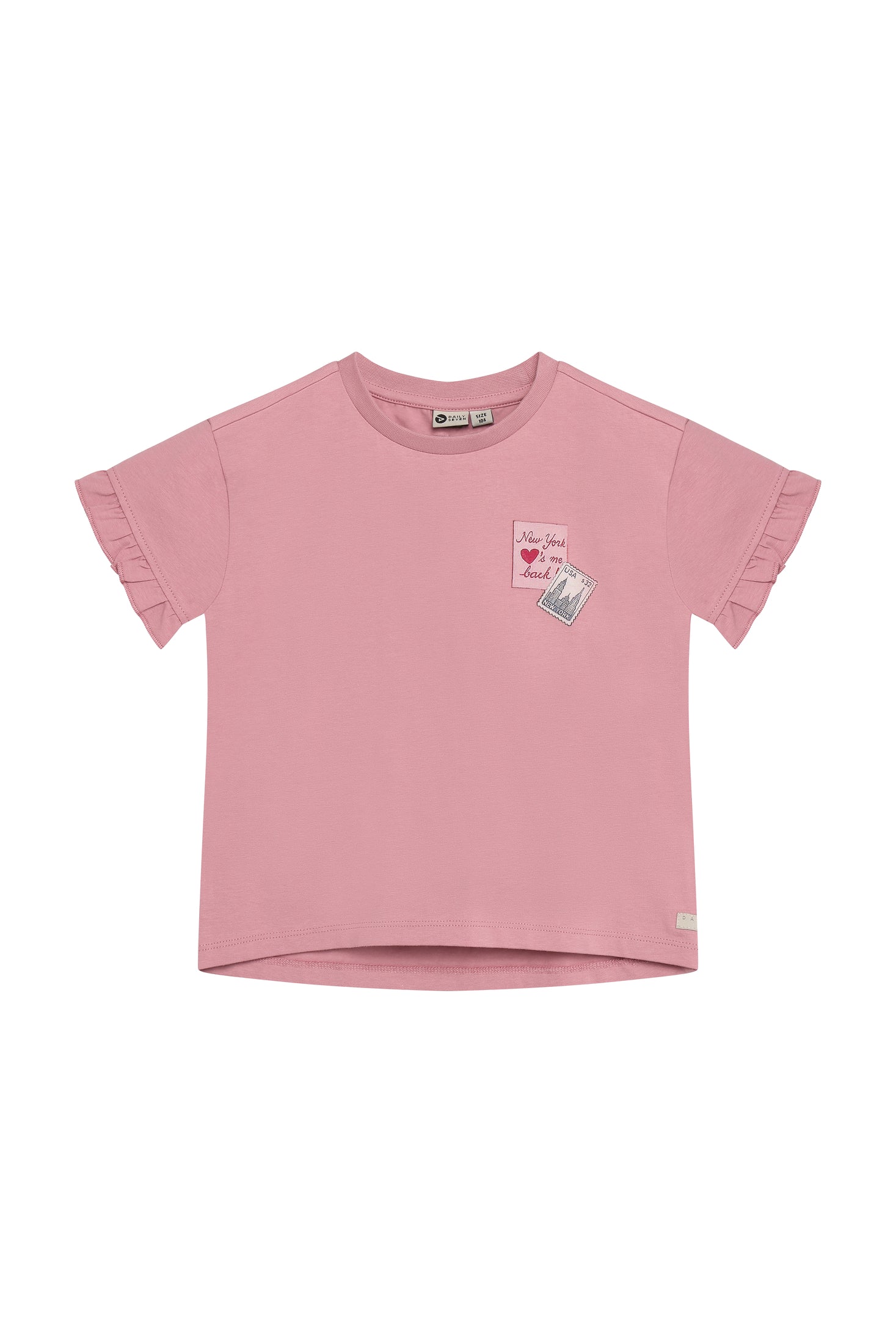 T-shirt - Backprint - Lilas