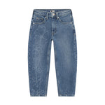 Jeans Barrel Fit - Used Grey Denim