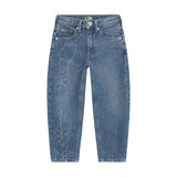 Jeans Barrel Fit - Used Grey Denim