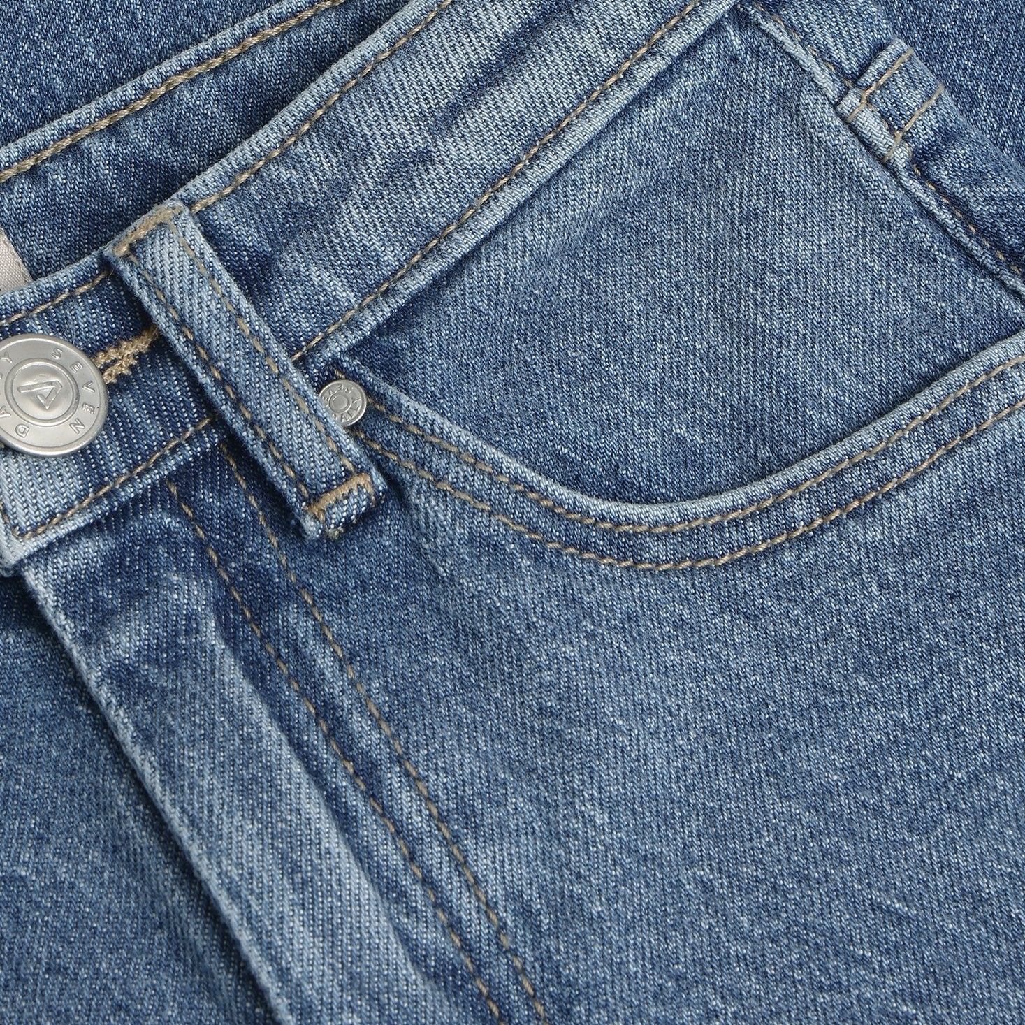 Jeans Barrel Fit - Used Grey Denim