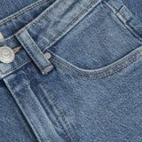 Jeans Barrel Fit - Used Grey Denim