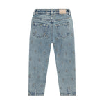 Jeans Mom Fit Embroidery - Used Medium Denim