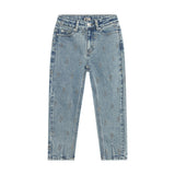 Jeans Mom Fit Embroidery - Used Medium Denim