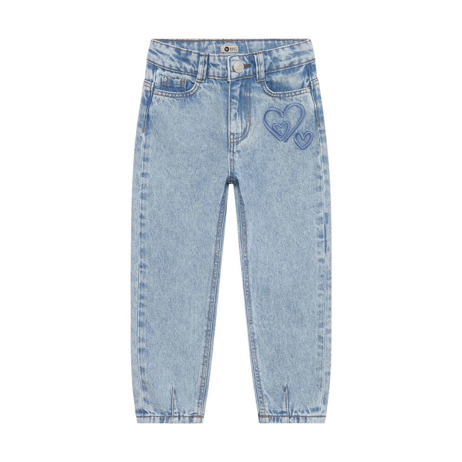 Jeans Mom Fit Heart - Medium Denim