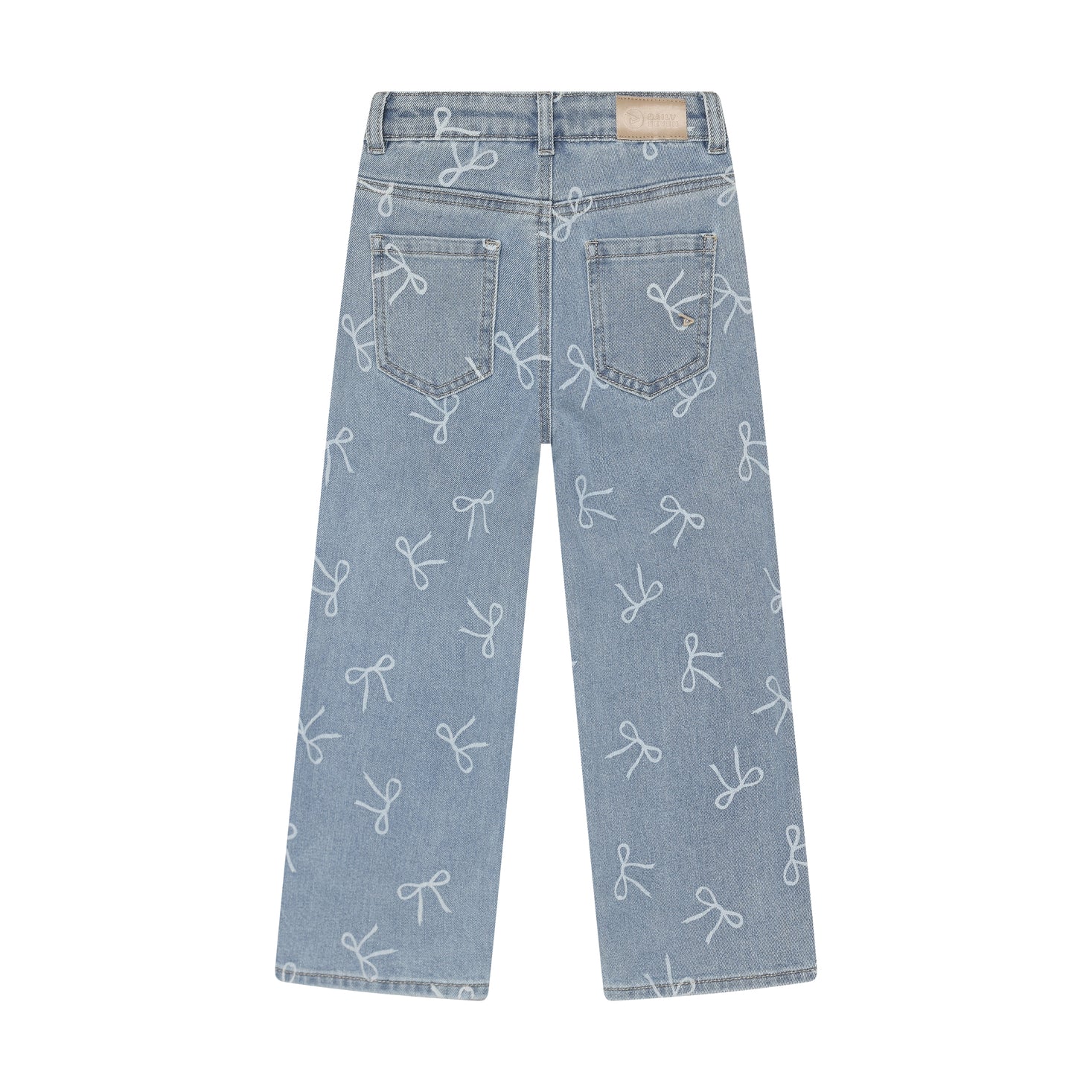 Jeans Wide Fit Bow - Denim