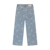 Jeans Wide Fit Bow - Denim