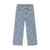 Jeans Wide Fit Bow - Denim