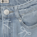 Jeans Wide Fit Bow - Denim