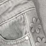 Jeans Wide Fit - Light Grey Denim