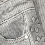 Jeans Wide Fit - Light Grey Denim