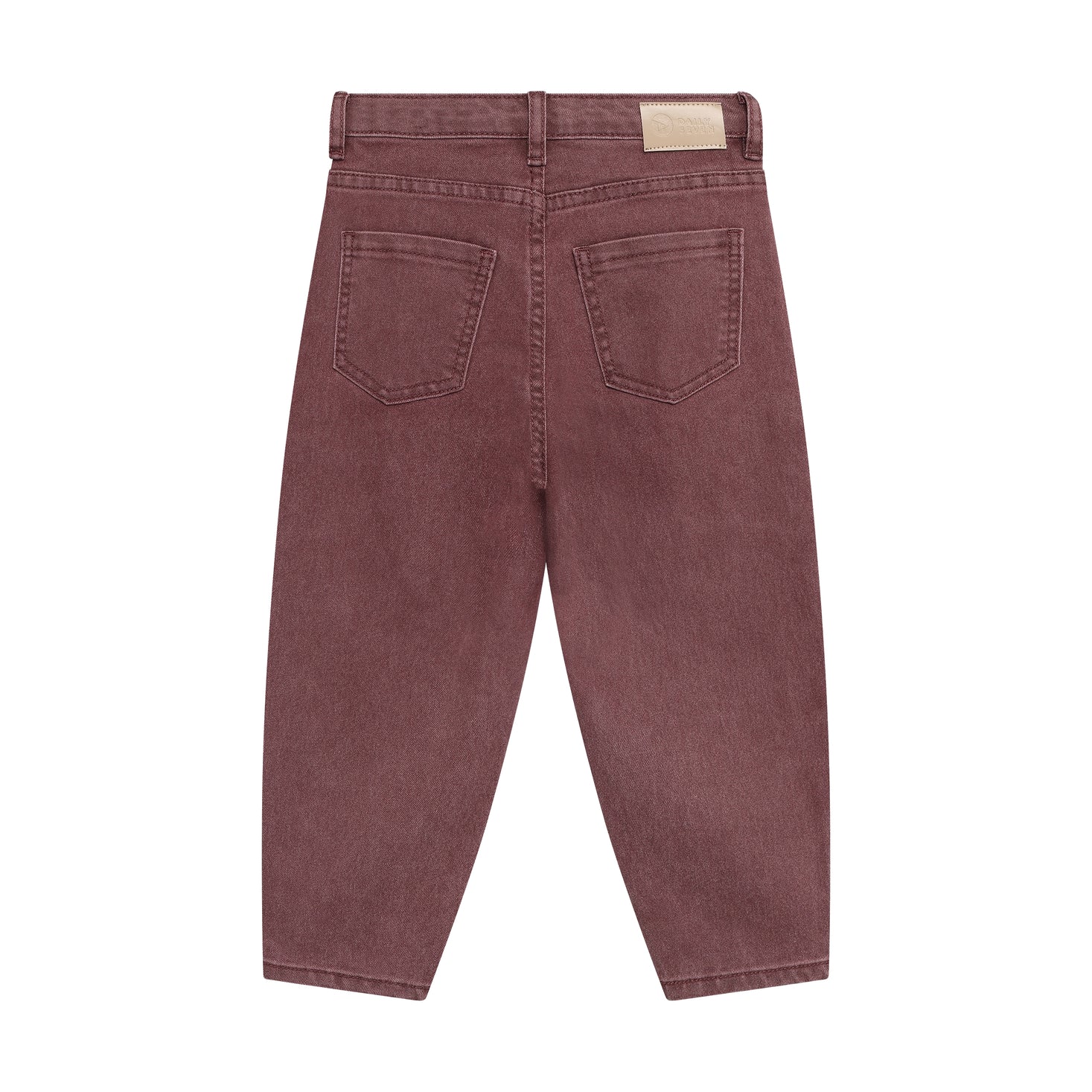 Trousers Barrel Fit Washed - Valerian