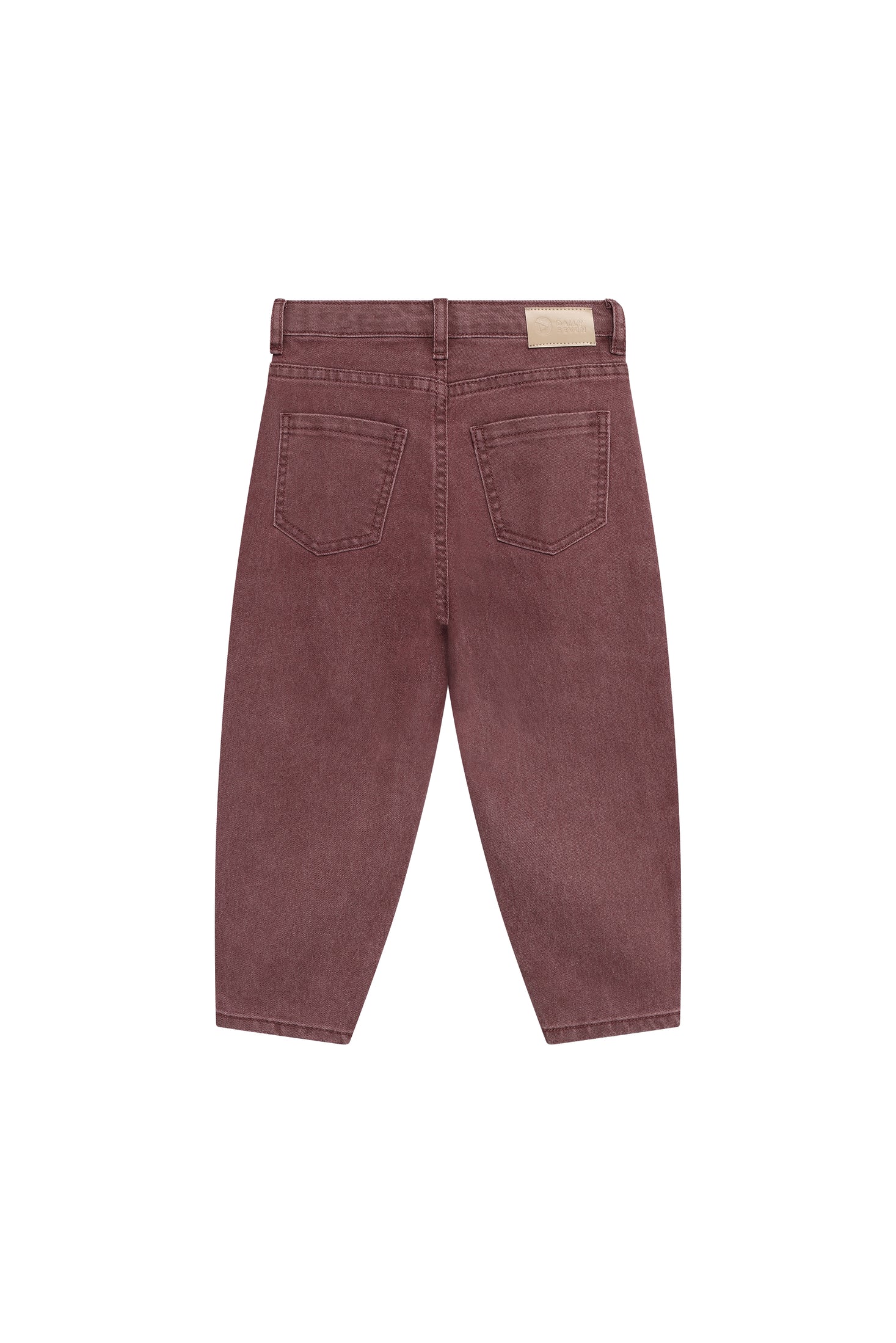 Trousers Barrel Fit Washed - Valerian