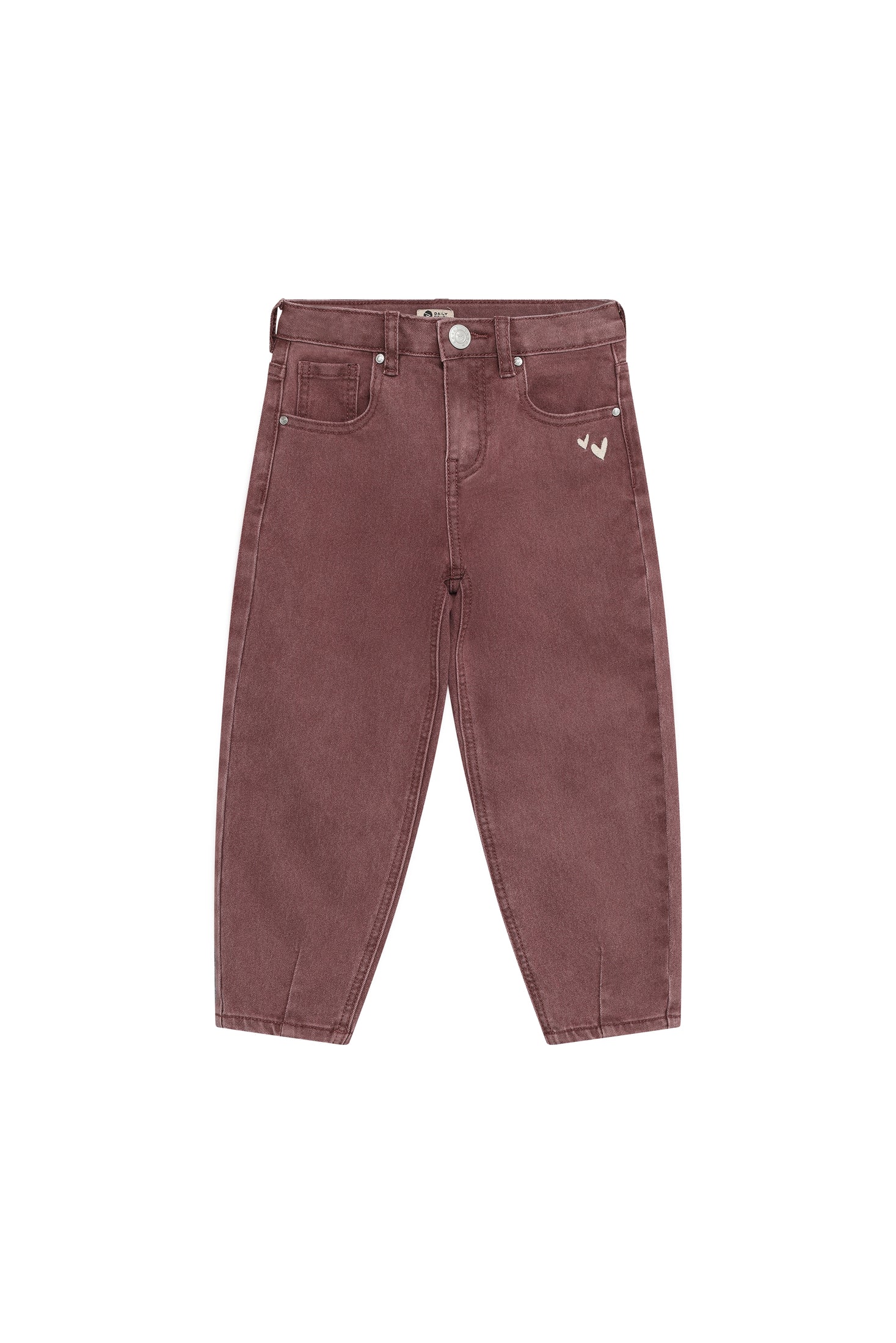 Trousers Barrel Fit Washed - Valerian