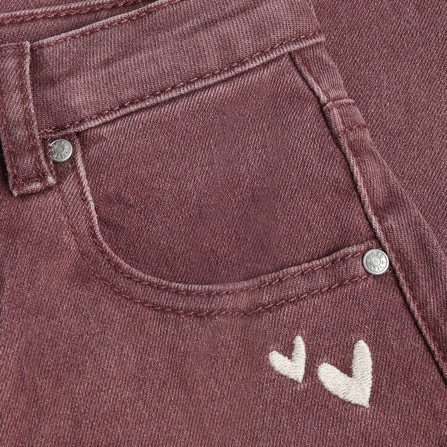 Trousers Barrel Fit Washed - Valerian