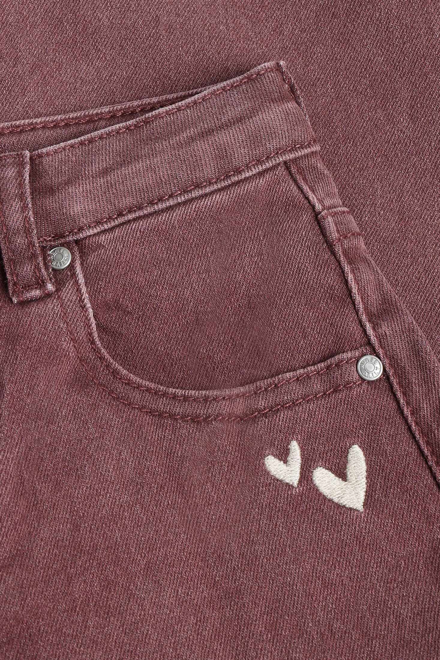 Trousers Barrel Fit Washed - Valerian