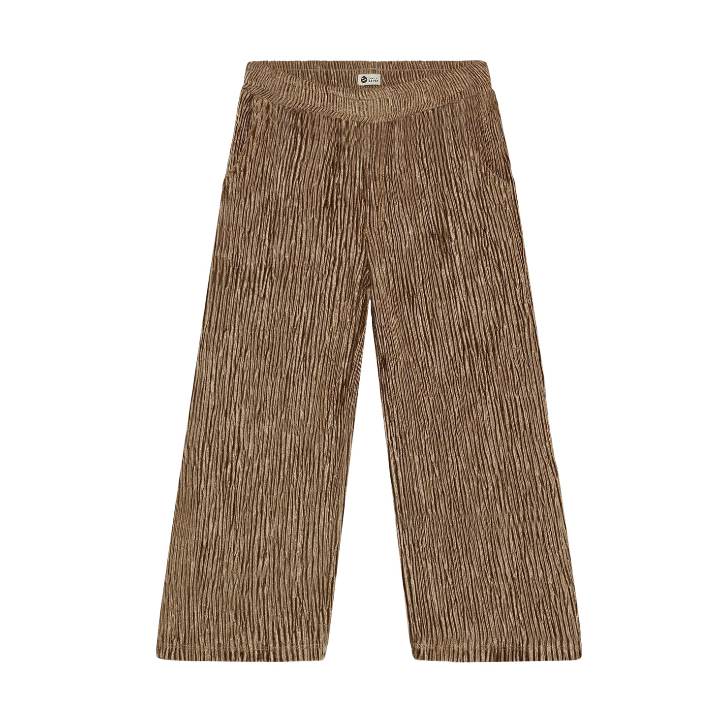 Trousers Wide Fit Velvet - Affogat