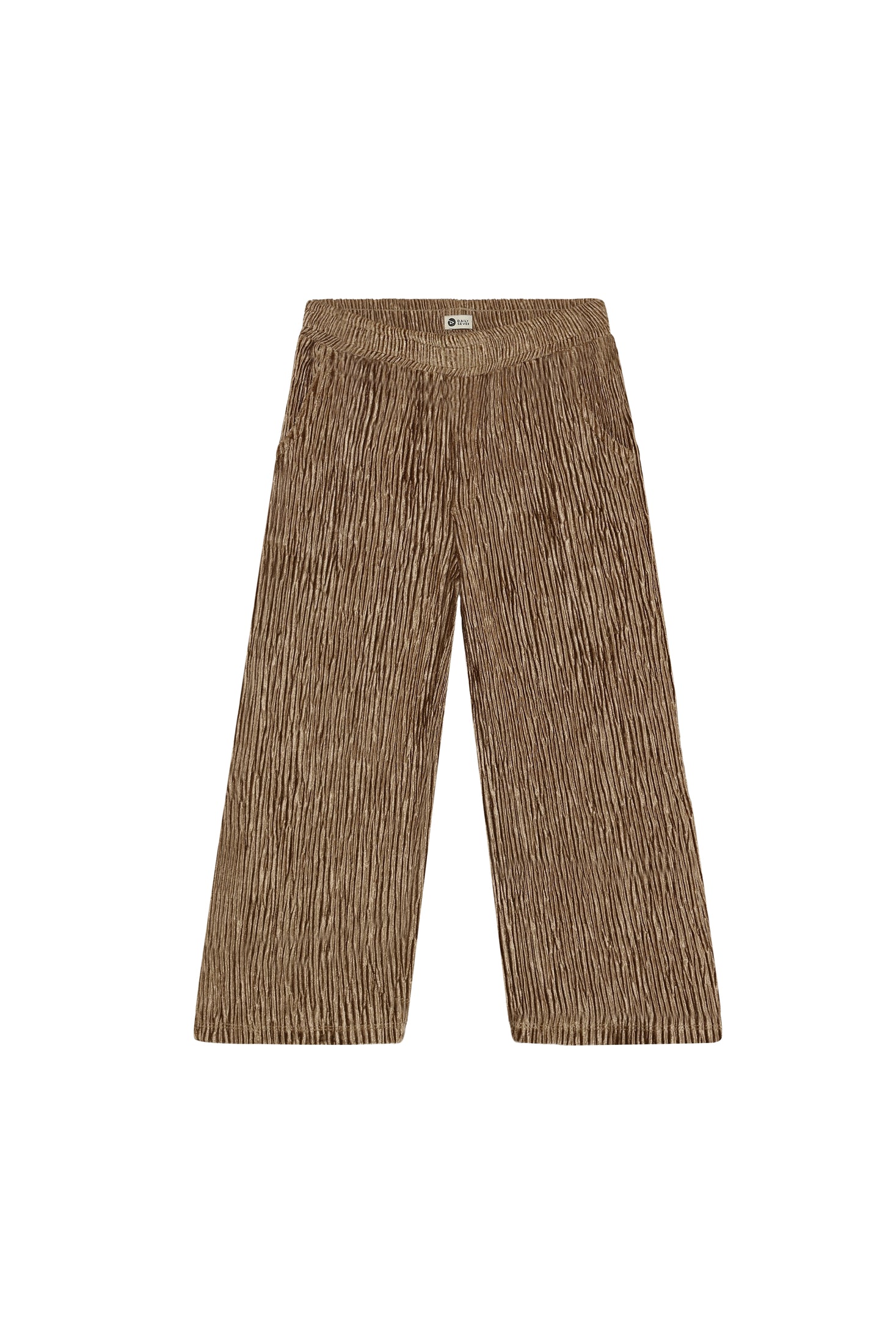 Trousers Wide Fit Velvet - Affogat