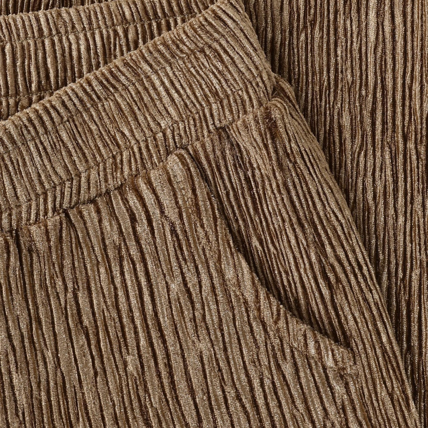 Trousers Wide Fit Velvet - Affogat