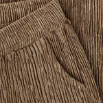 Trousers Wide Fit Velvet - Affogat