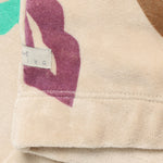 Trousers Flared Fit - All Over Print - Semolina