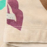 Trousers Flared Fit - All Over Print - Semolina