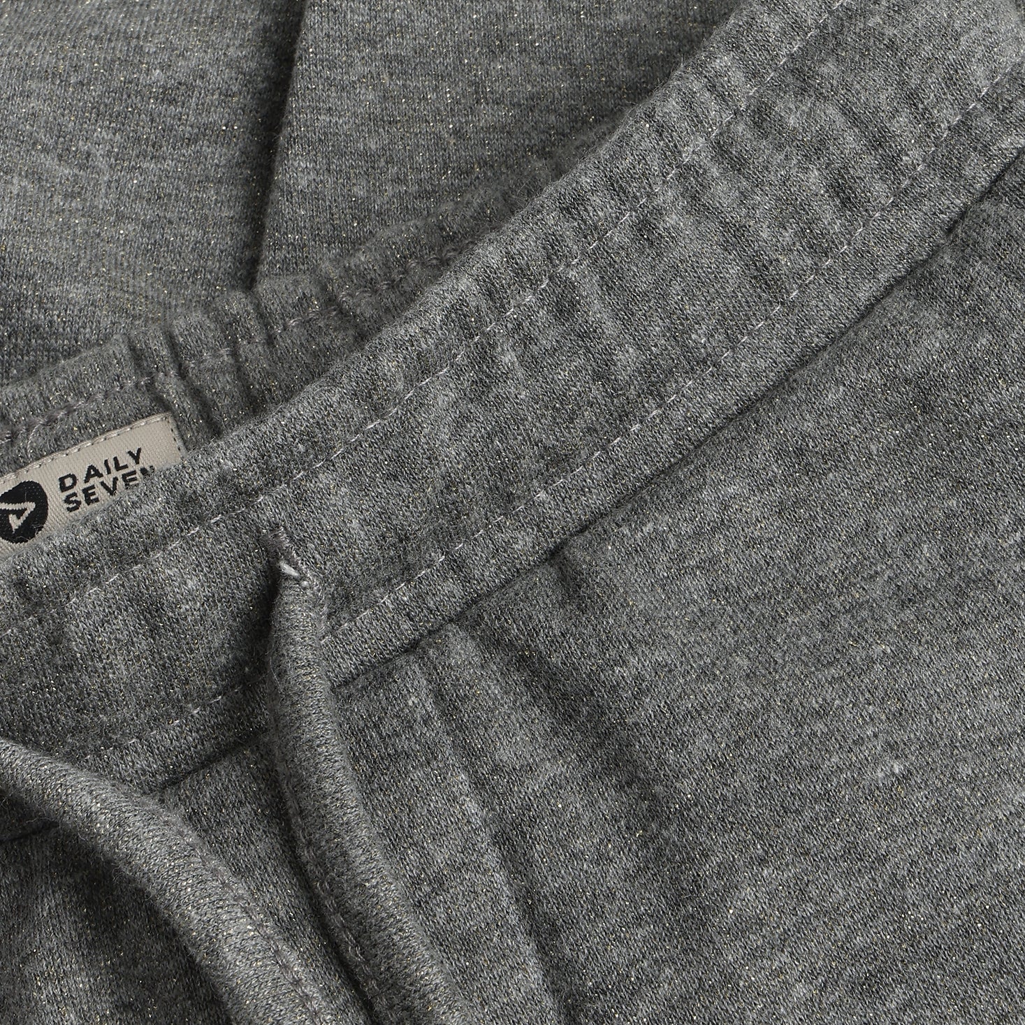 Sweatpants Glitter - Mid Grey Melange