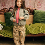 Trousers Barrel Fit Animal - Ginger Root