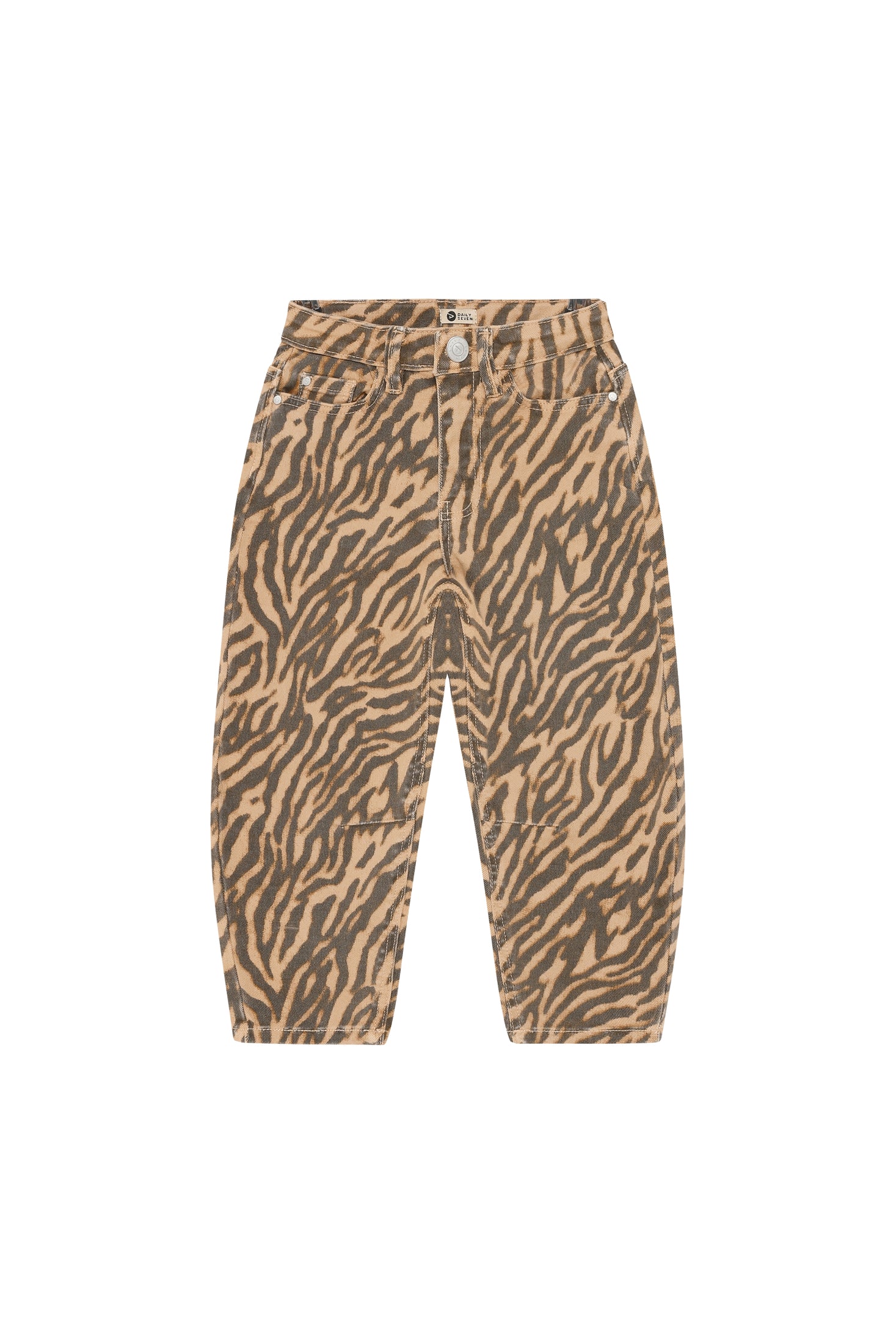 Trousers Barrel Fit Animal - Ginger Root