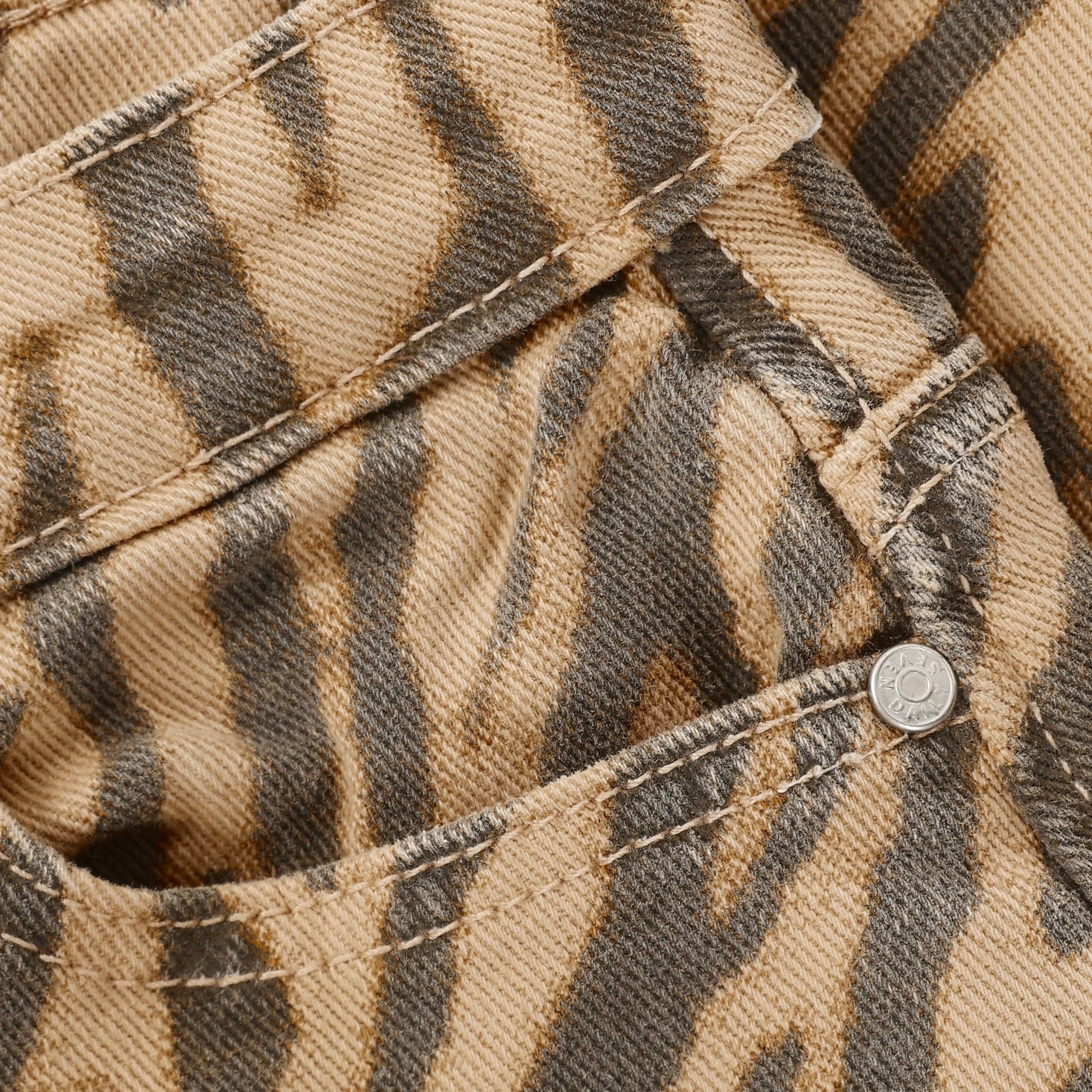 Trousers Barrel Fit Animal - Ginger Root