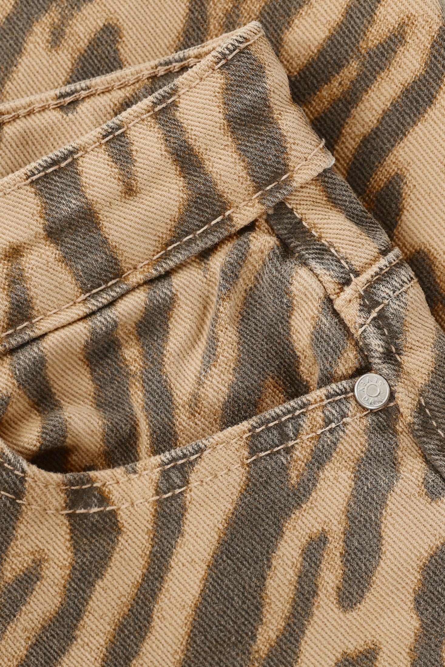 Trousers Barrel Fit Animal - Ginger Root