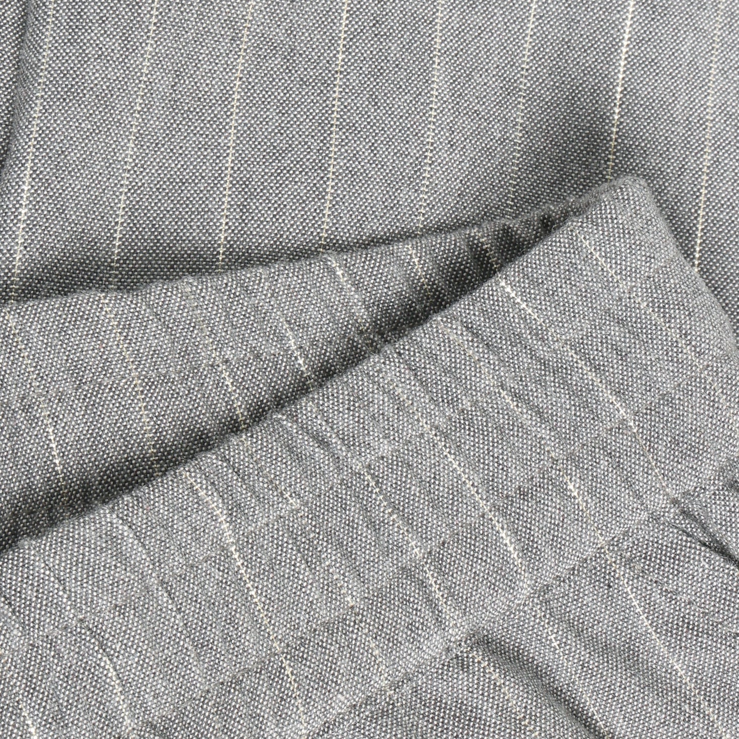 Trousers Wide Fit - Mid Grey Melange