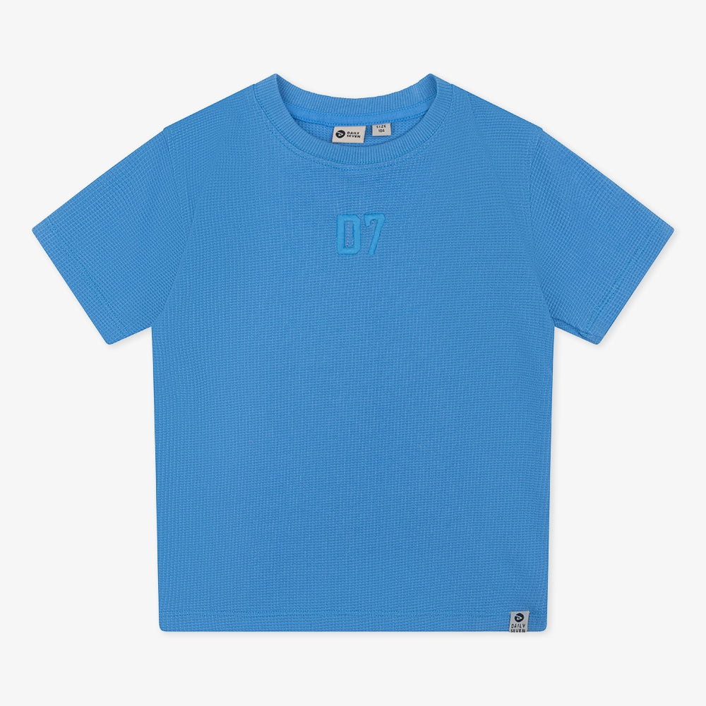 Organic T-Shirt Structure D7 | Soft Blue