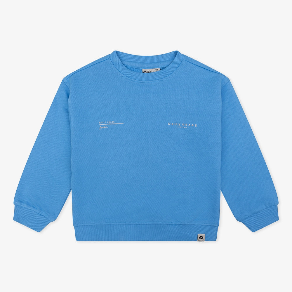 Organic Sweater Oversized DLY7 | Soft Blue