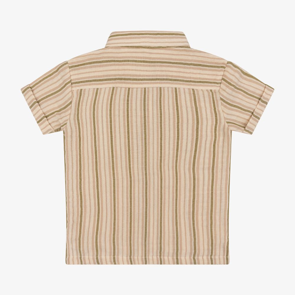 Shirt Shortsleeve Stripe | Sandshell